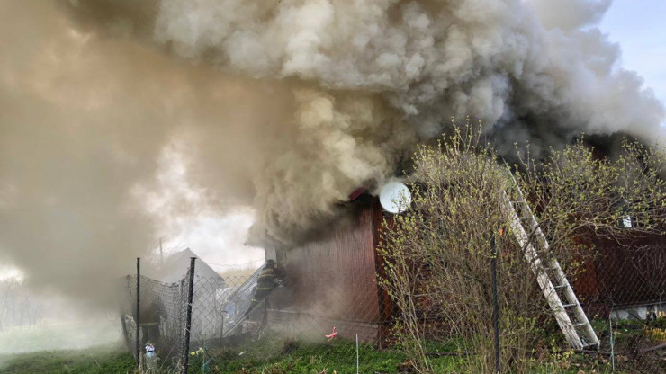 В Тверской области горел жилой дом - новости ТИА