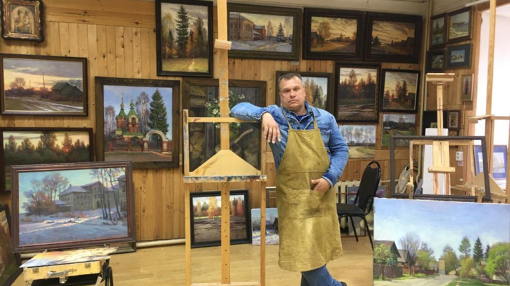 Калязинский художник Михаил Стоячко представит свои картины в Твери - новости ТИА