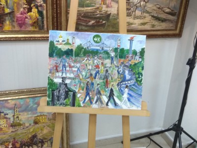 Картину тверского художника для фонда "Константа" продали на аукционе - новости ТИА